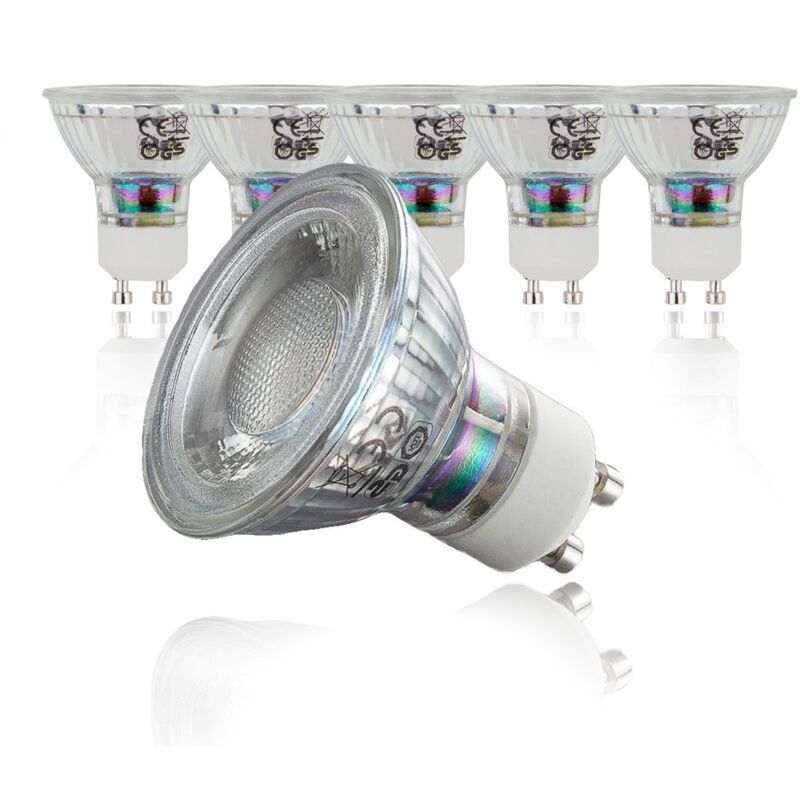 B.k.licht - Ampoule led GU10 lampe à économie d'énergie 5 Watt ampoule set a 5 / set a 10 B.k.licht - Ampoule led GU10 lampe à économie d'énergie 5 Watt ampoule set a 5 / set a 10