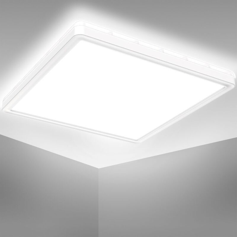B.k.licht - i Plafonnier led ultraplat i Plafonnier de salle de bain i Plafonnier led i Lumière indirecte i Couleur de lumière blanc neutre i 18 Watt