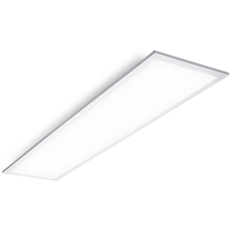 B.k.licht - Plafonnier led 24W ultra plat, cct : couleur lumière réglable entre blanc froid, neutre & chaud, dimmable, avec télécommande, fonction
