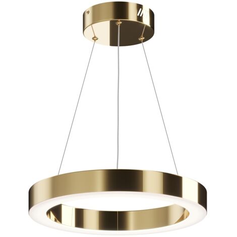 Suspension LED Saturno Maytoni Ø40 cm laiton 4000K