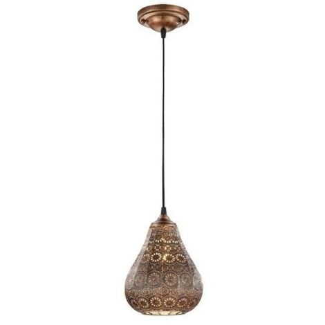 Suspension Led style oriental culot E14 - Trio - Jasmin