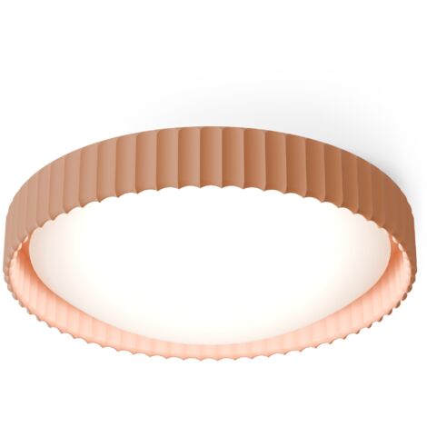 Suspension led type plâtre argile plafonnier