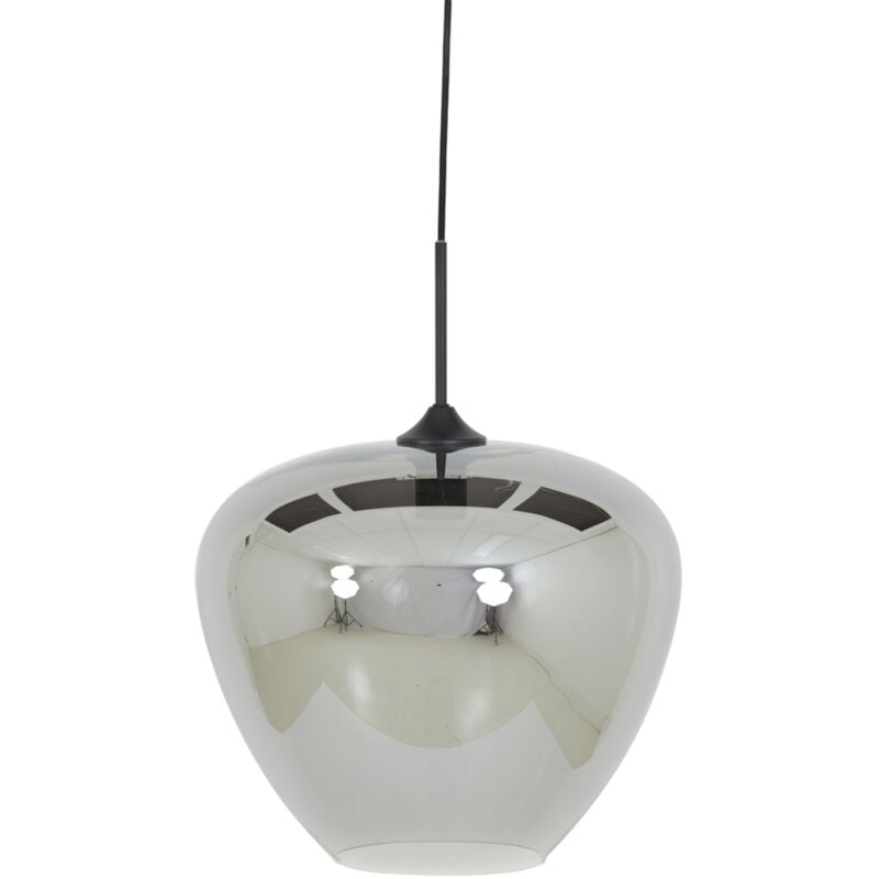 Light&living - suspension - Mayson - noir - verre - ø 40cm -