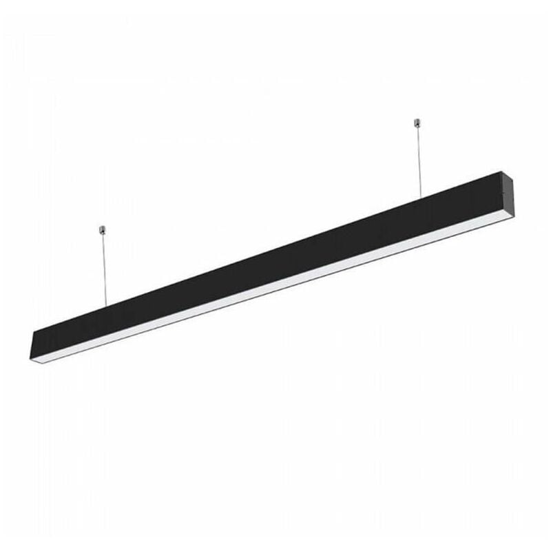Suspension Linéaire led 120cm 40W Interconnectable - Noir Silumen