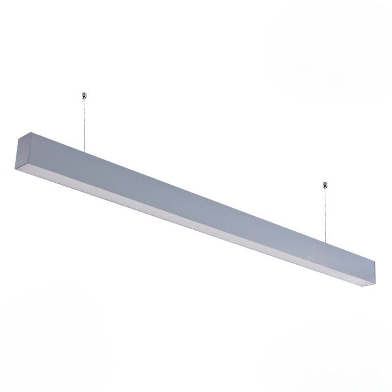 Suspension Linéaire led 120cm 40W Interconnectable gris - silamp