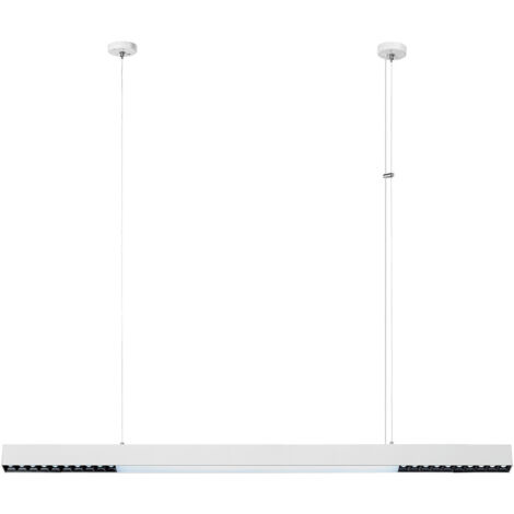 Suspension linéaire blanche 120cm LED 47W CCT Tuya