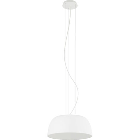 Suspension loft blanche Ø38cm 3xE27 Satellite Nowodvorski