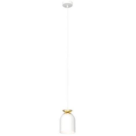 Suspension loft blanche/or 1xE27 15W Target Emibig
