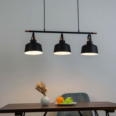 KOSILUM Suspension loft industrielle Triple - Musso