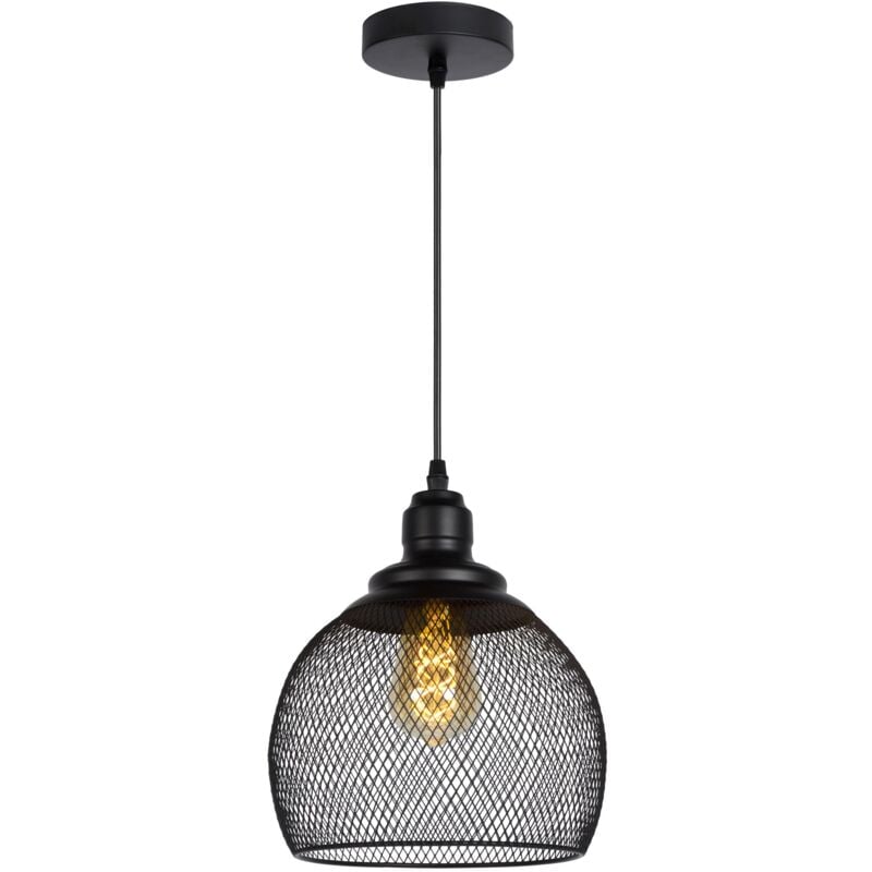 Mesh Suspension-Noir-Ø22-1xE27