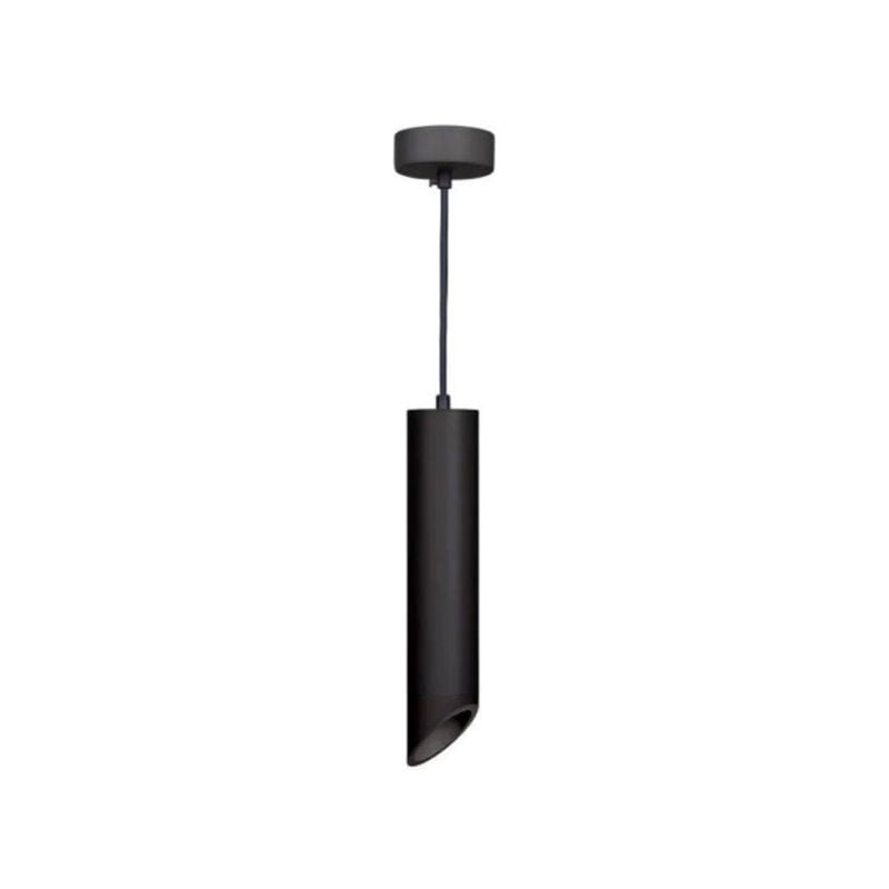Silumen - Suspension Luminaire Biseautée GU10 IP20 30cm - Noir