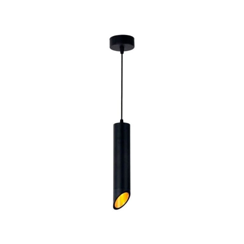 Silumen - Suspension Luminaire Biseautée GU10 IP20 30cm - Noir/Or