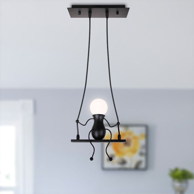 Image of Suspension Luminaire Créatif Humanïde E27 Modern&hellip;