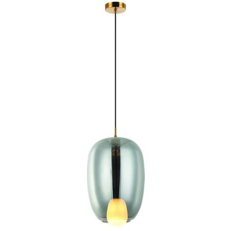 Suspension Luminaire D300 Pour Ampoule LED G9 43cm Or Mat ZAMBELIS