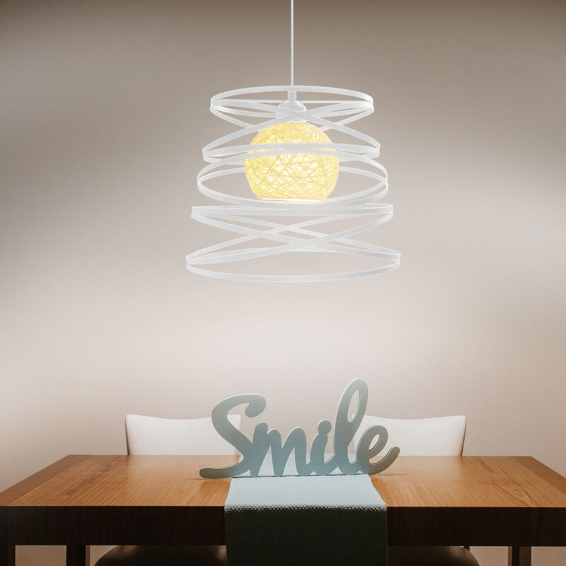 Image of Suspension Luminaire Fer Abat-jour Forme de&hellip;
