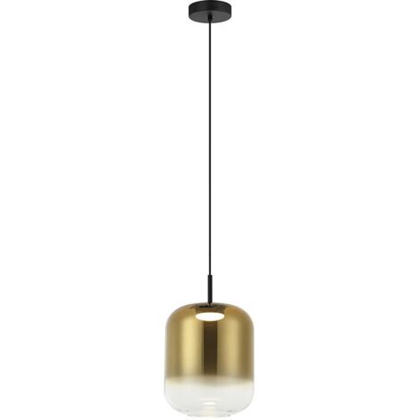 Suspension Luminaire LED D230 12W Doré Zambelis - Blanc chaud - 3000K