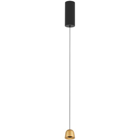 Suspension Luminaire LED D50 7W IRC90 Or Sablé ZAMBELIS - Blanc chaud - 3000K