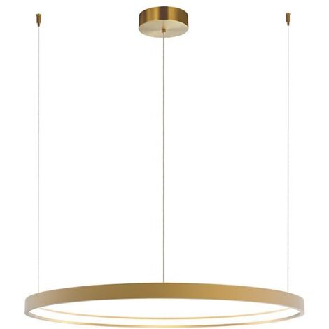 Suspension Luminaire LED D600 28W Variable Doré Zambelis - Blanc chaud - 3000K