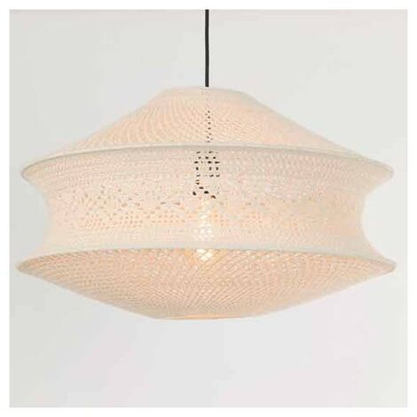 Suspension macramé TARA naturel PM - Ecru