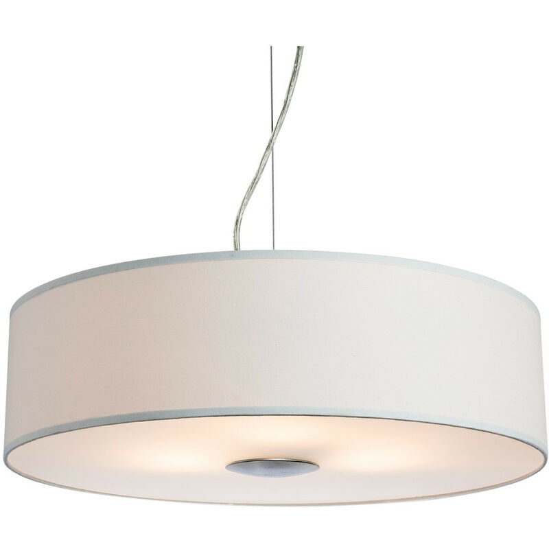 Firstlight Madison - Luminaire suspendu rond à 3 ampoules crème, E27