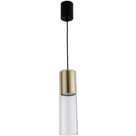 Suspension Manacor dorée verre GU10 Light Prestige