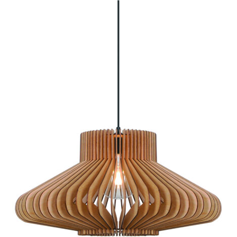 Suspension Manago  Bois Nature (marron), H.25  IP20  E27 /Nordlux  Intérieur