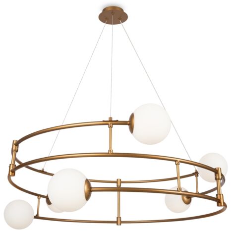 Suspension Maytoni Balance 81cm laiton 6 boules G9
