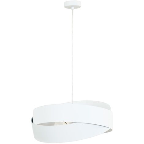 Suspension métal blanche Tornado Ø50cm 3xE27 Zuma Line