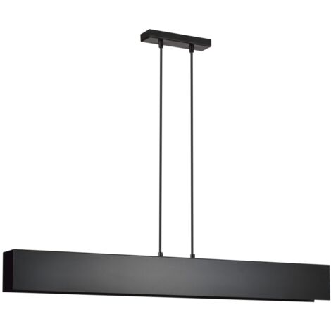 Suspension métal Emibig Gentor noire 4xE27 96cm IP20