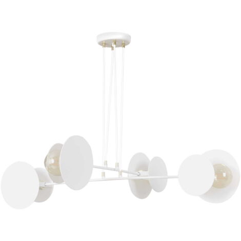 Suspension métal Emibig IDEA 4 blanche 4xE27 96cm IP20