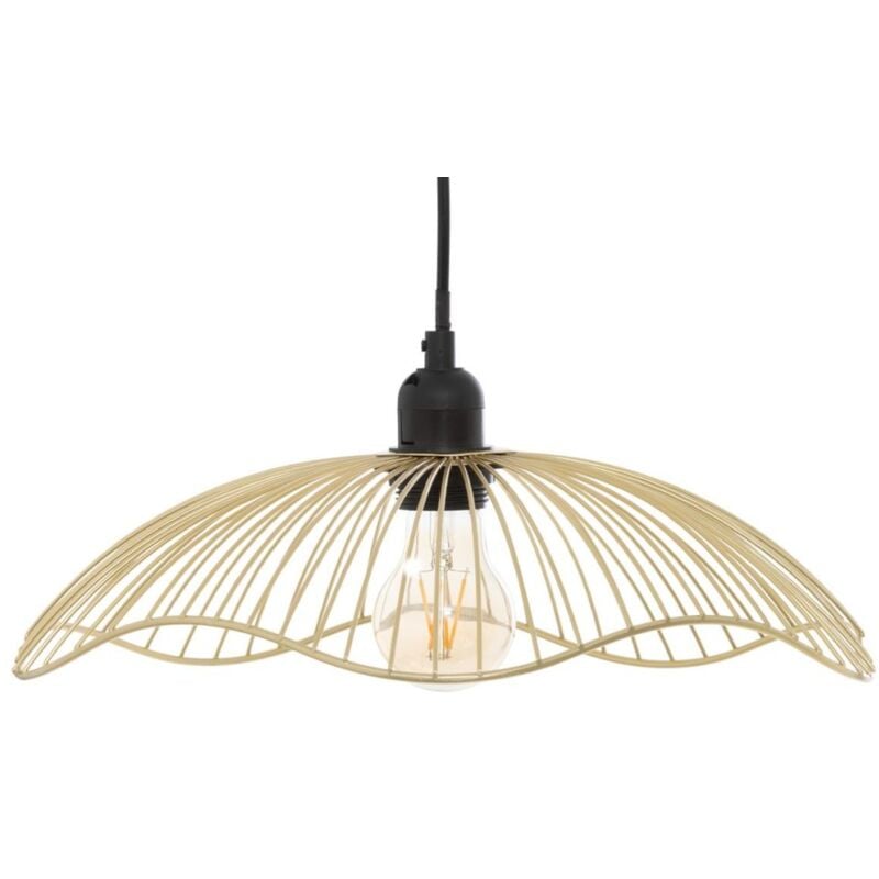 Suspension métal filaire Galt doré D34