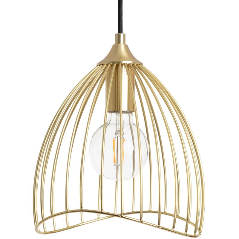 Ledkia - Suspension Métal Kibanda Bellús Doré