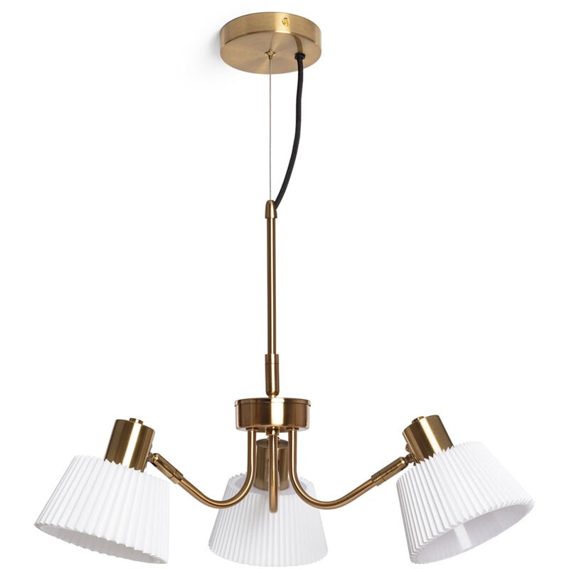 Suspension Métal Magda 3 Spots Blanc