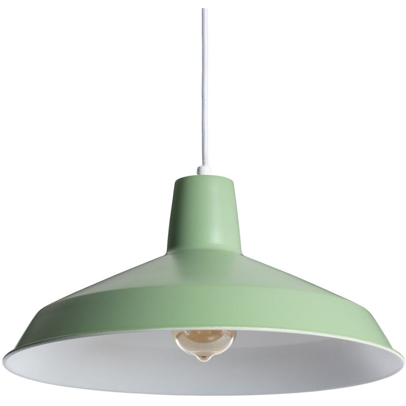 Efectoled - Suspension Métal Meistter Vert Céladon