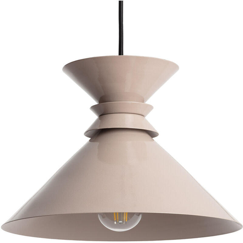 Suspension Métal Rattota Beige