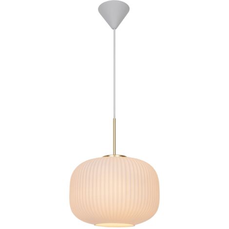 Suspension MILFORD 30 Verrerie Opale, H.38 - IP20 - E27 /Nordlux Intérieur