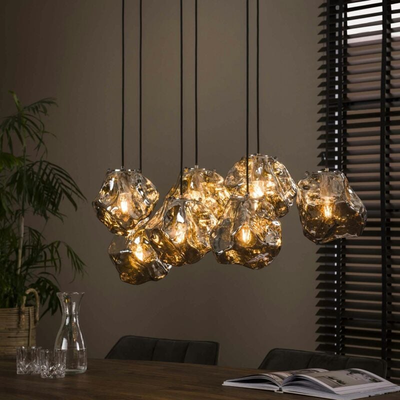 Suspension moderne 7 lampes niagara