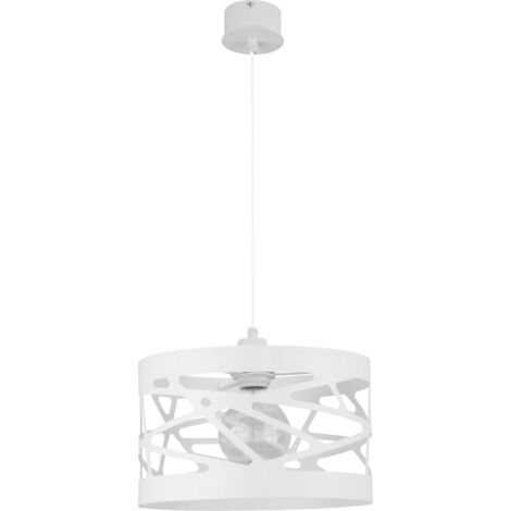 Suspension moderne blanche Ø30 Moduł Frez E27 Sigma