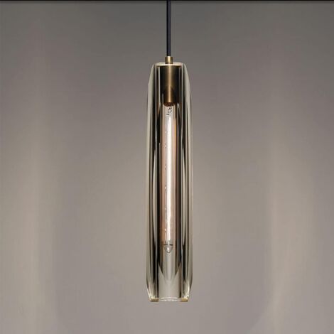 Suspension Moderne en Verre, Lampes Suspendues d’île, Petit Lustre de Luxe en Cristal à Tête Unique