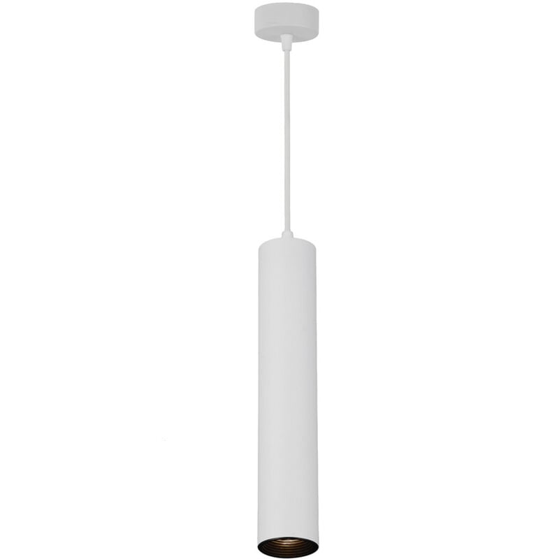 Suspension Moderne GU10 Blanche H30cm