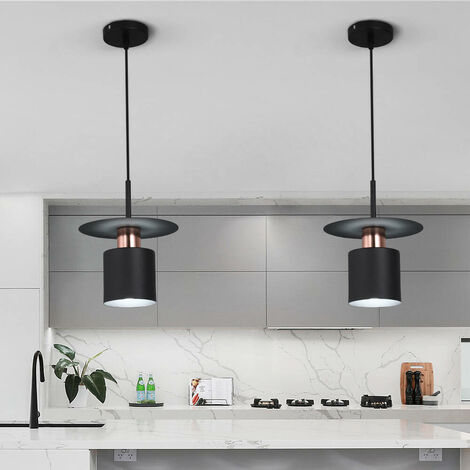 Suspension moderne Lustre industriel Plafonnier réglable en hauteur E27