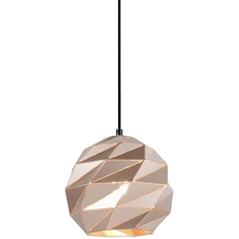Italux - Palermo - Suspension Moderne Dorée 1 Lumière, E27 Italux - Palermo - Suspension Moderne Dorée 1 Lumière, E27