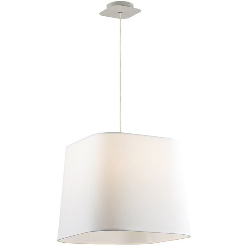 Italux - Romeo - Suspension moderne blanche à 1 lumière, E27 Italux - Romeo - Suspension moderne blanche à 1 lumière, E27
