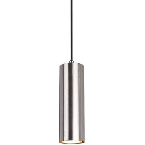 Suspension mono cylindre gu10 marley nickel trio lighting
