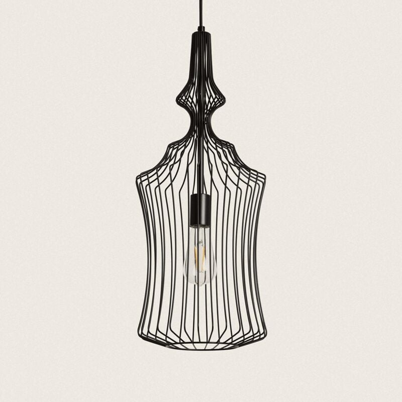Suspension Métal Elina Noir