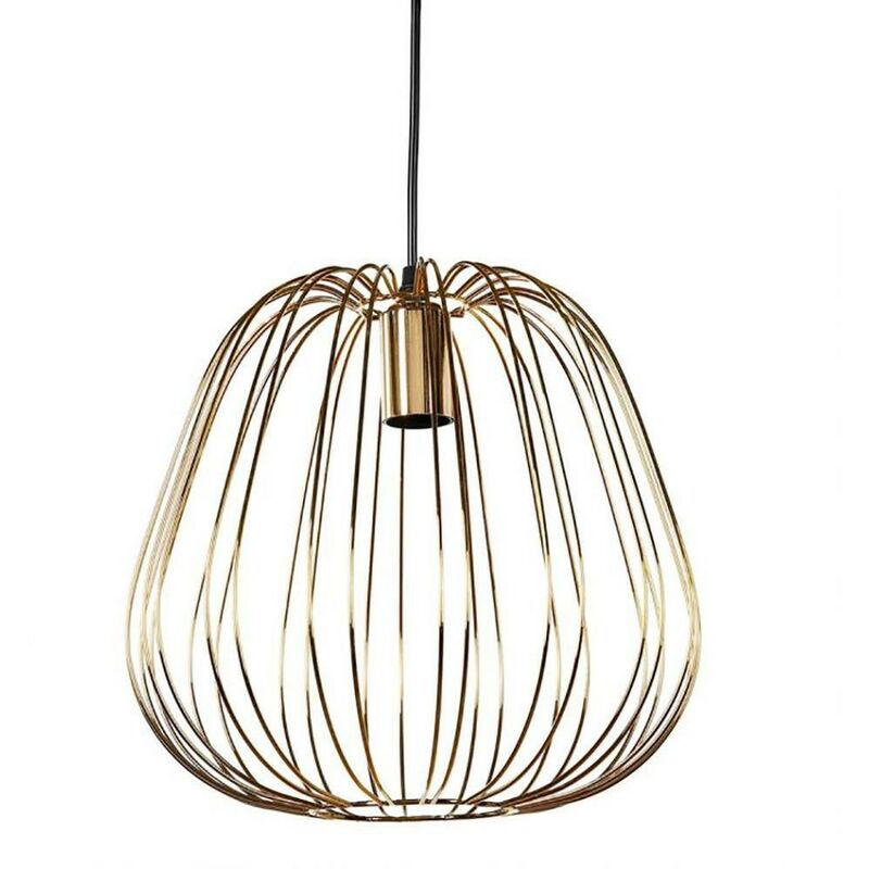 Suspension métal filaire Luciole