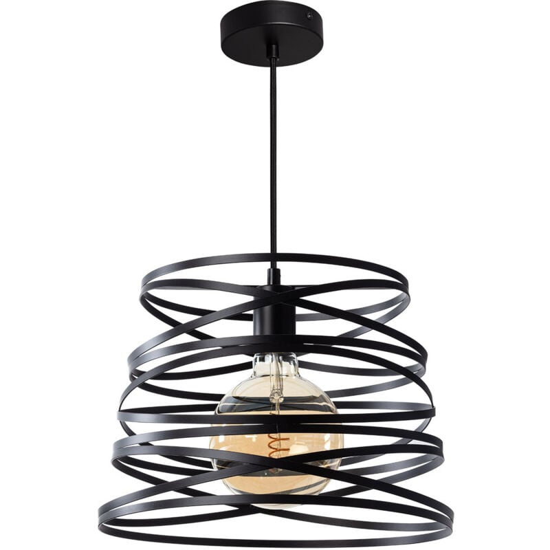 Suspension Métal Hura Noir