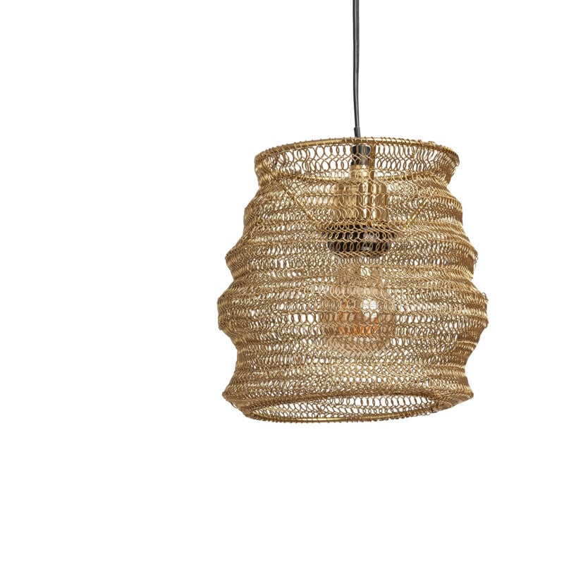 Suspension Métal Kimolos Doré