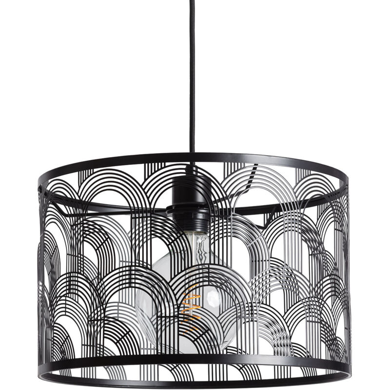 Suspension Métal Zaria Noir