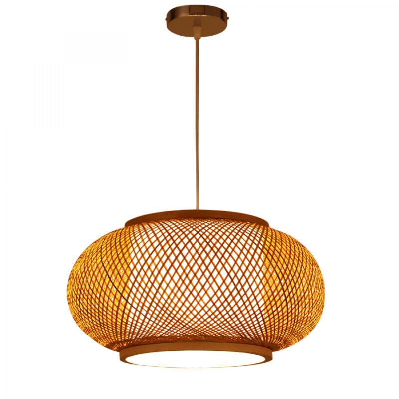 Suspension nature bambou tressé KOS 40cm
